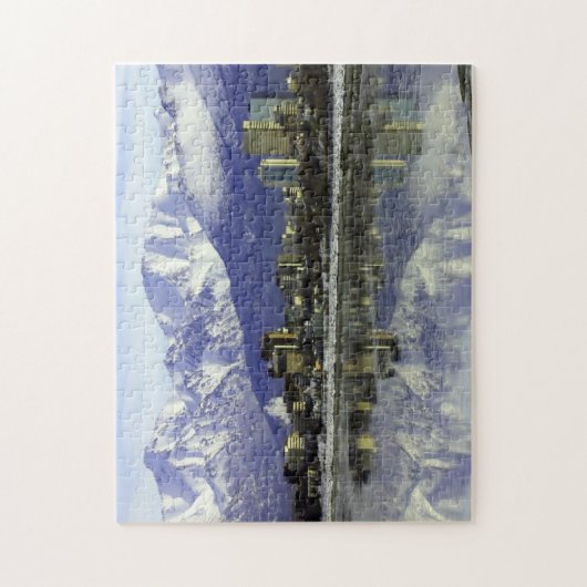 Anchorage Alaska Skyline Legpuzzel (Verticaal)