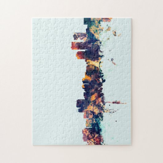 Anchorage Alaska Skyline Legpuzzel (Verticaal)