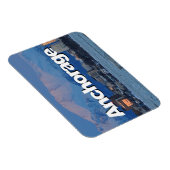 Anchorage Alaska Skyline met Anchorage in the Sky Magneet (Rechterzijde)