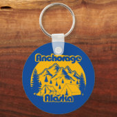 Anchorage Alaska Sleutelhanger (Achterkant)