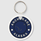 Anchorage Alaska Sleutelhanger (Voorkant)