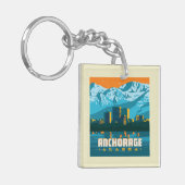 Anchorage, Alaska Sleutelhanger (Voorkant Links)