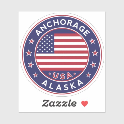 Anchorage, Alaska sticker (Vel)