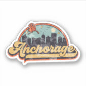 Anchorage, Alaska Sticker (Voorkant)