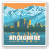 Anchorage, Alaska Sticker (Voorkant)