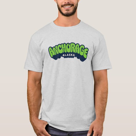 Anchorage, Alaska T-shirt (Voorkant)