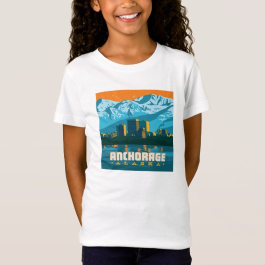 Anchorage, Alaska T-shirt (Voorkant)
