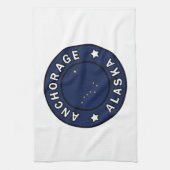 Anchorage Alaska Theedoek (Verticaal)