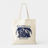 Anchorage Alaska Tote Bag (Achterkant)