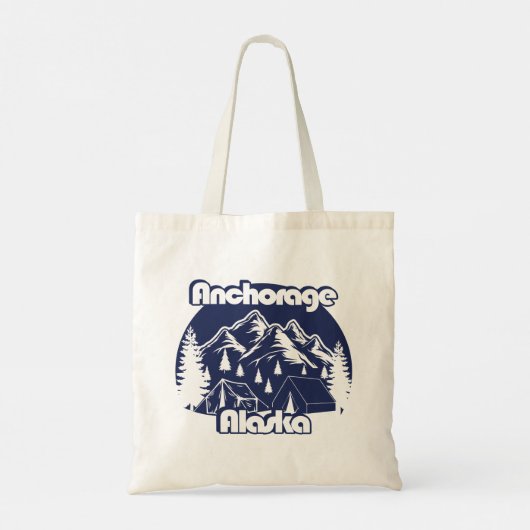 Anchorage Alaska Tote Bag (Achterkant)
