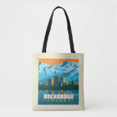 Anchorage, Alaska Tote Bag (Voorkant)