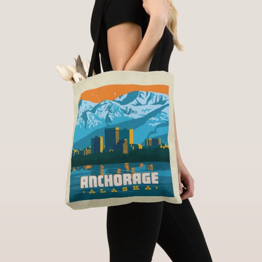 Anchorage, Alaska Tote Bag (Dichtbij)