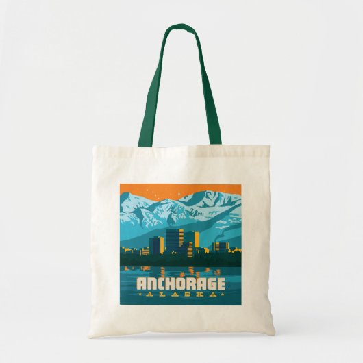 Anchorage, Alaska Tote Bag (Voorkant)