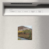 Anchorage Alaska USA Souvenir Koelkast Magneet (Insitu (Vaatwasser))