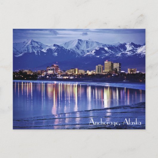 Anchorage, Alaska, VS Briefkaart (Voorkant)