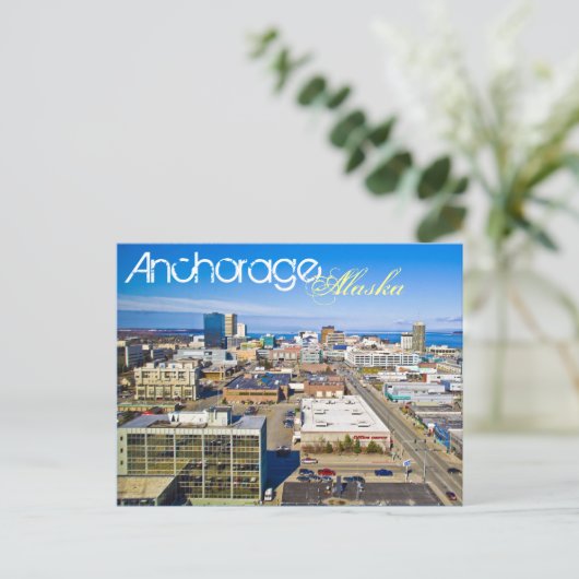 Anchorage, Alaska, VS Briefkaart (Staand voorkant)
