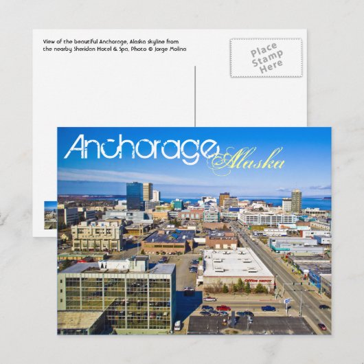Anchorage, Alaska, VS Briefkaart (Voorkant / Achterkant)