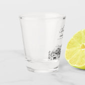 Anchorage bruiloft gunst gepersonaliseerd gejuich shot glas (Links)