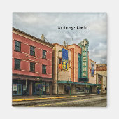 Anchorage Cityscape Magneet (Voorkant)