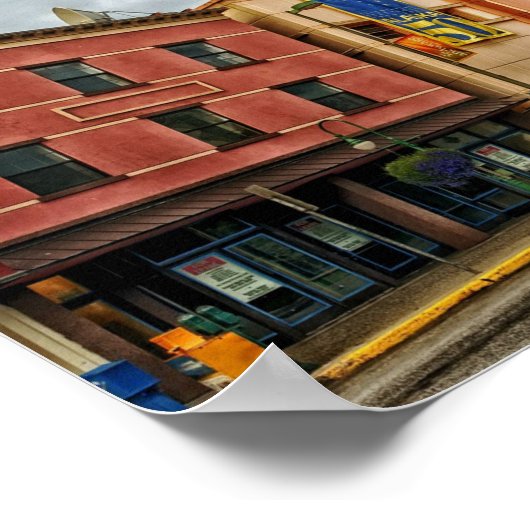 Anchorage Cityscape Poster (Hoek)