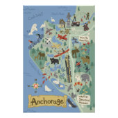 Anchorage map poster (Voorkant)