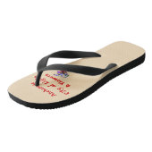Anchorage Stad van Lichten en Bloemen Teenslippers (Schuin)