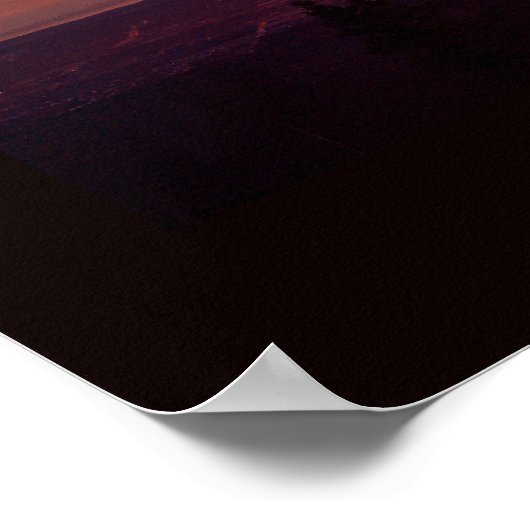 Anchorage Sunset Poster (Hoek)
