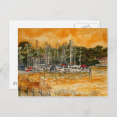 Anchorage Yacht Basin Marina Melbourne Florida Briefkaart (Voorkant / Achterkant)