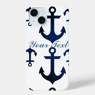 Anchors Ahoy Nautical iPhone 15 Case