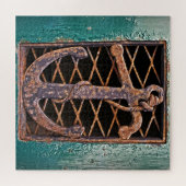 Anchor's Away - Antiek deur Italië - 20x20 - 676 p Legpuzzel (Horizontaal)