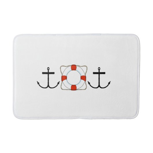 Anchors Away Bath Mat (Voorkant)