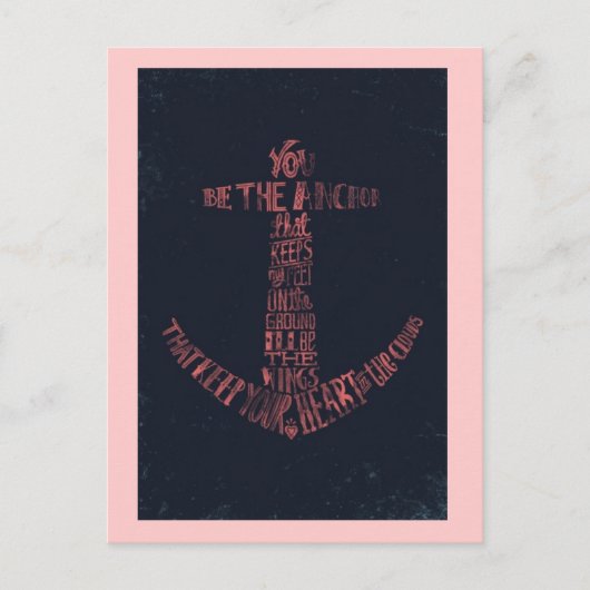 Anchors Away Briefkaart (Voorkant)
