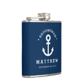 Anchors Away Groomsman Heupfles (Rechts)