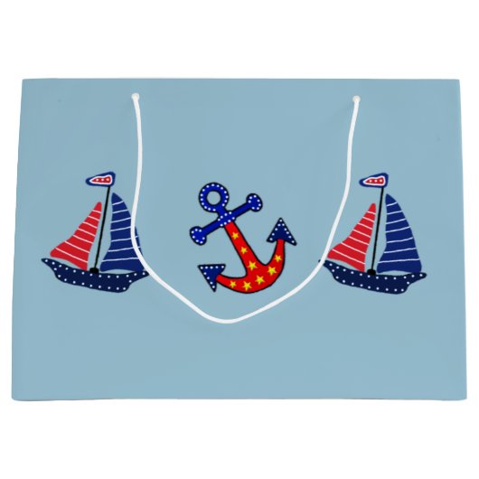 Anchors Away Groot Cadeauzakje (Voorkant)