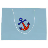 Anchors Away Groot Cadeauzakje (Achterkant)