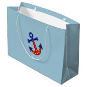 Anchors Away Groot Cadeauzakje (Achterkant Gekanteld)