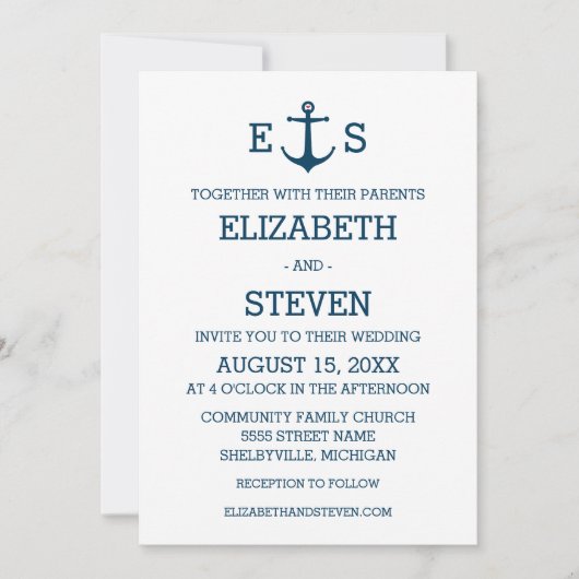 Anchors Away Kaart (Voorkant)