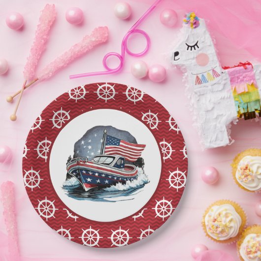 Anchors Away Papieren Bordje (Feest)