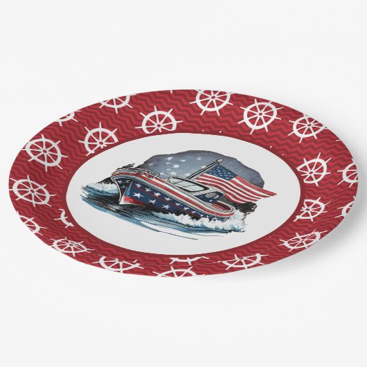 Anchors Away Papieren Bordje (Gekanteld)