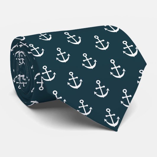Anchors Away Stropdas (Opgerold)
