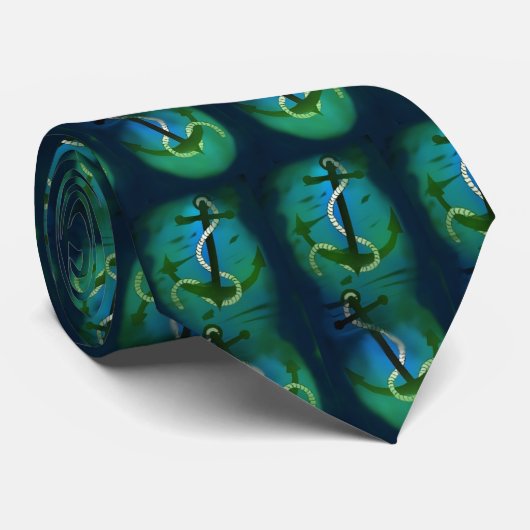 Anchors Away Stropdas!  Een geweldige cadeau voor  Stropdas (Opgerold)