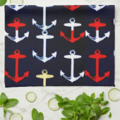 Anchors Away Theedoek (Gevouwen)