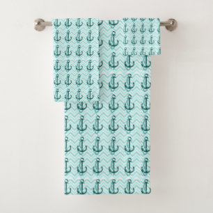Anchors Away Towel set Bad Handdoek