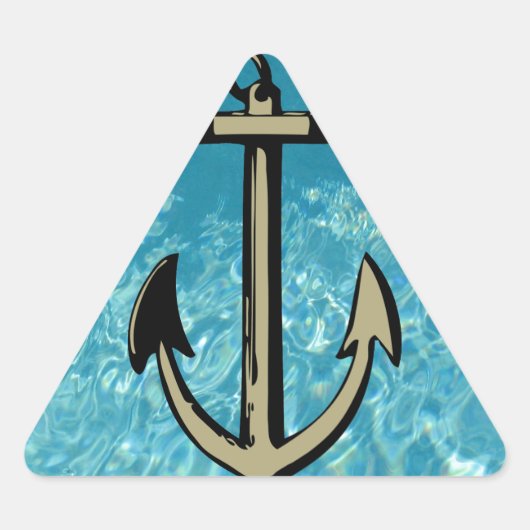 Anchor's Away Water Effect Sticker (Voorkant)
