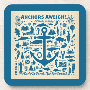 Anchors Aweigh. Bier Onderzetter