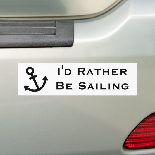 Anchors Aweigh Bumpersticker (Op auto)