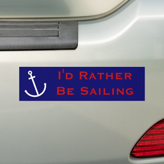 Anchors Aweigh Bumpersticker (Op auto)