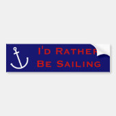 Anchors Aweigh Bumpersticker (Voorkant)