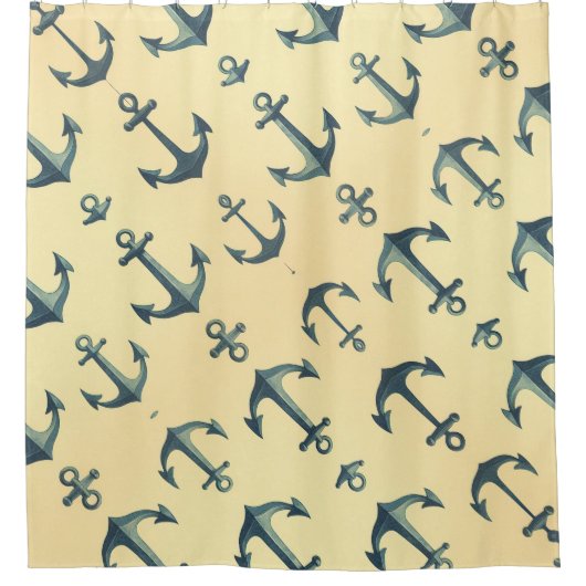 Anchors Aweigh Douchegordijn (Voorkant)