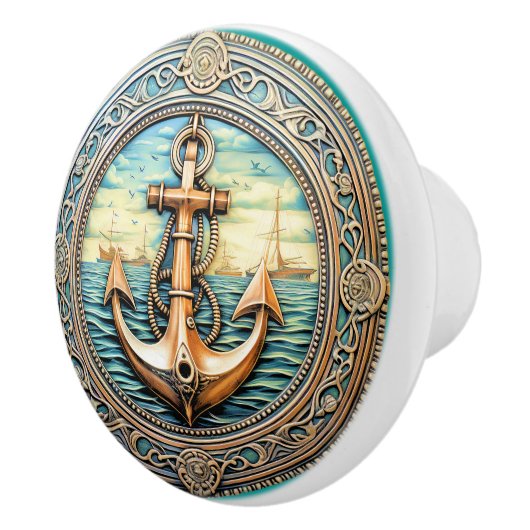 Anchors Aweigh Keramische Knop (Rechts)